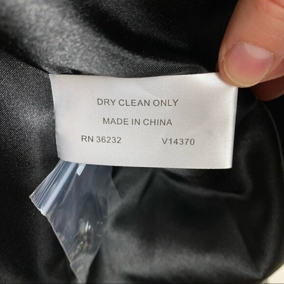 Gallery New York Plus Notch Collar Boucle Wool Blend Coat Black Size 2X NWT - Picture 10 of 11